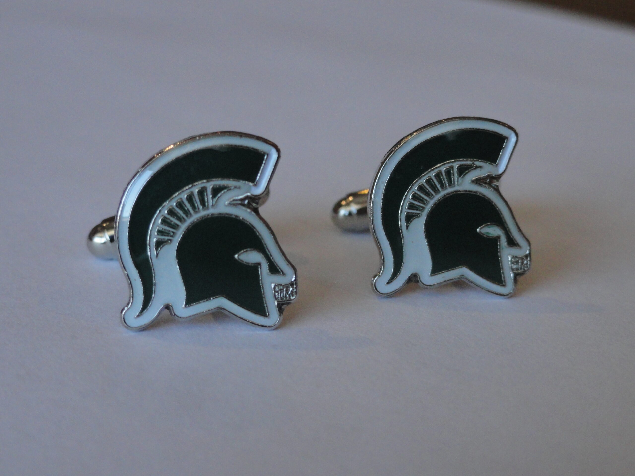 Michigan state cufflinks