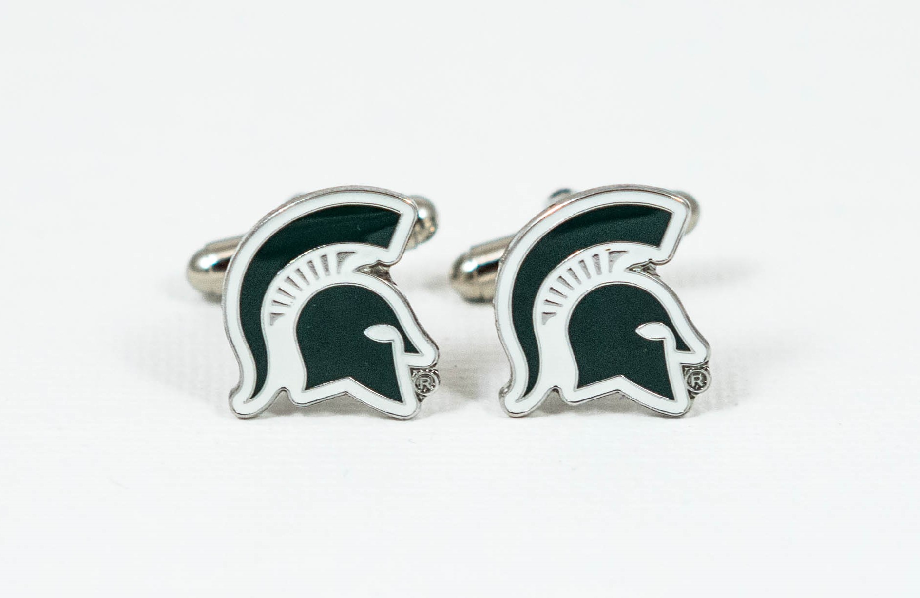 Michigan State University MSU Spartans College Cufflinks WEdding S Featured