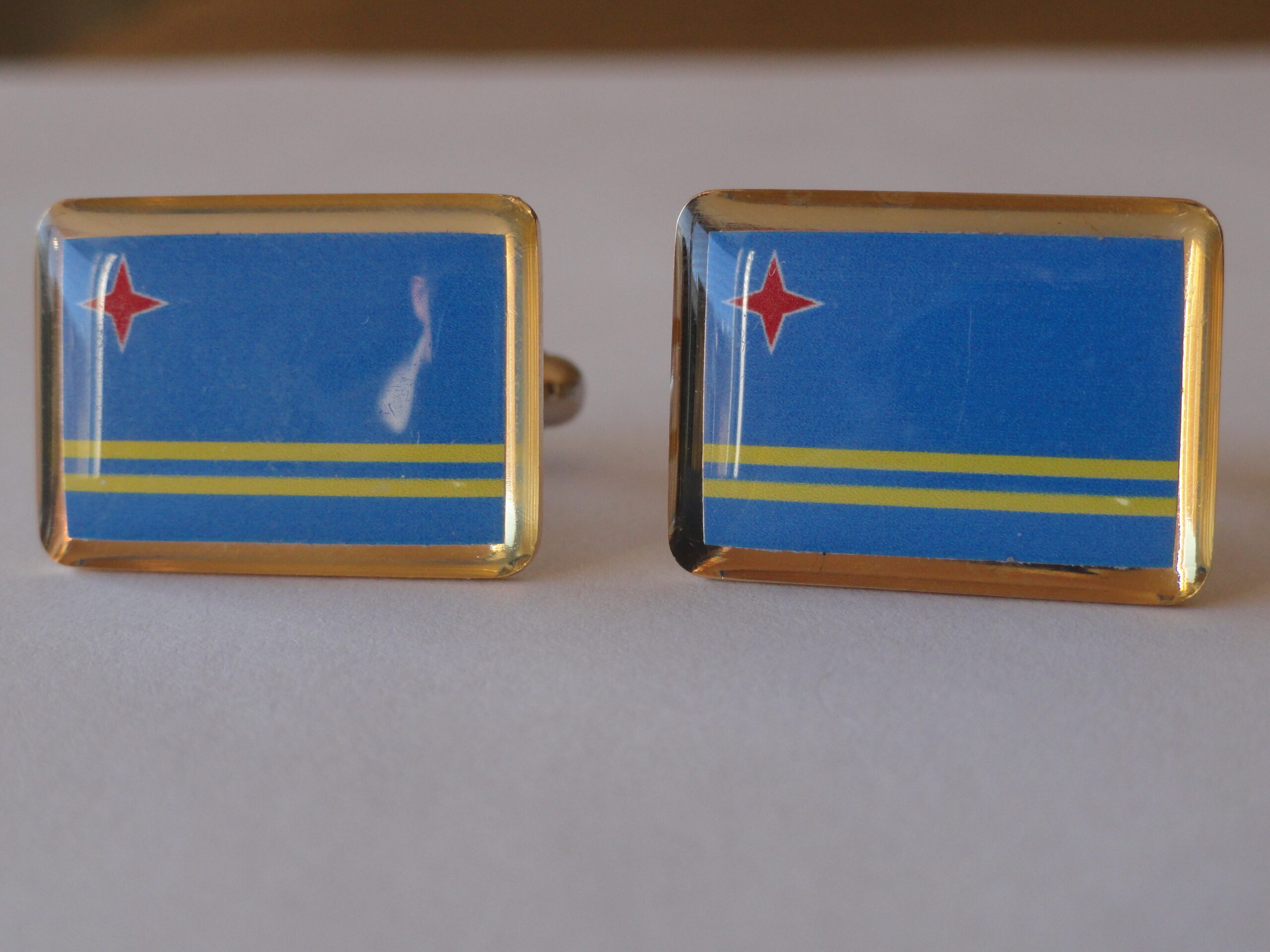 Aruba Flag Cuff Links