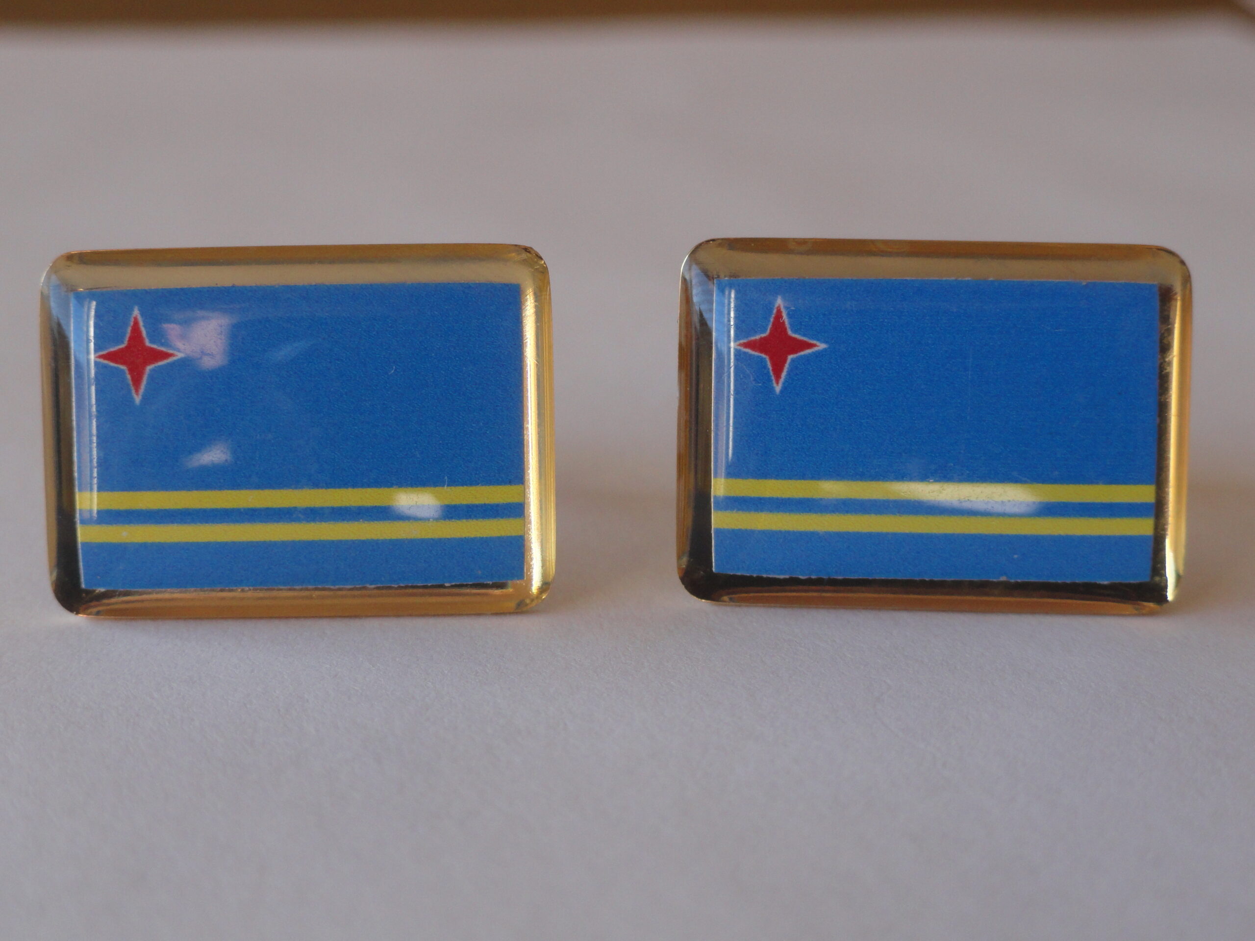 Aruba Flag Cufflinks