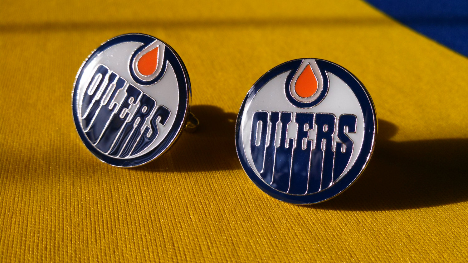 Edmonton Oilers Cufflinks Featured