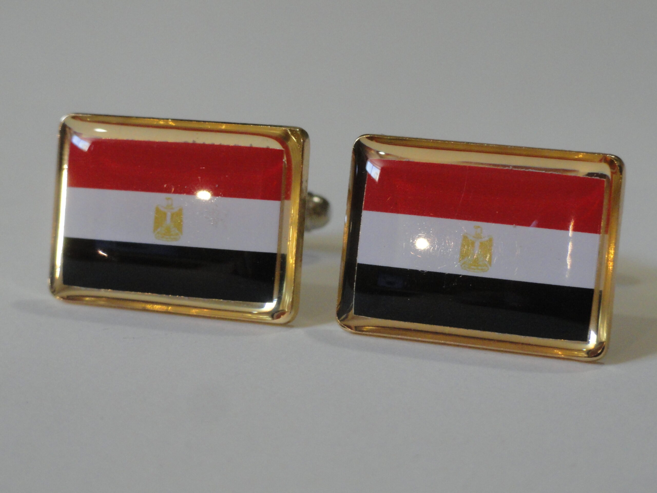 Egypt Flag Cufflinks Featured