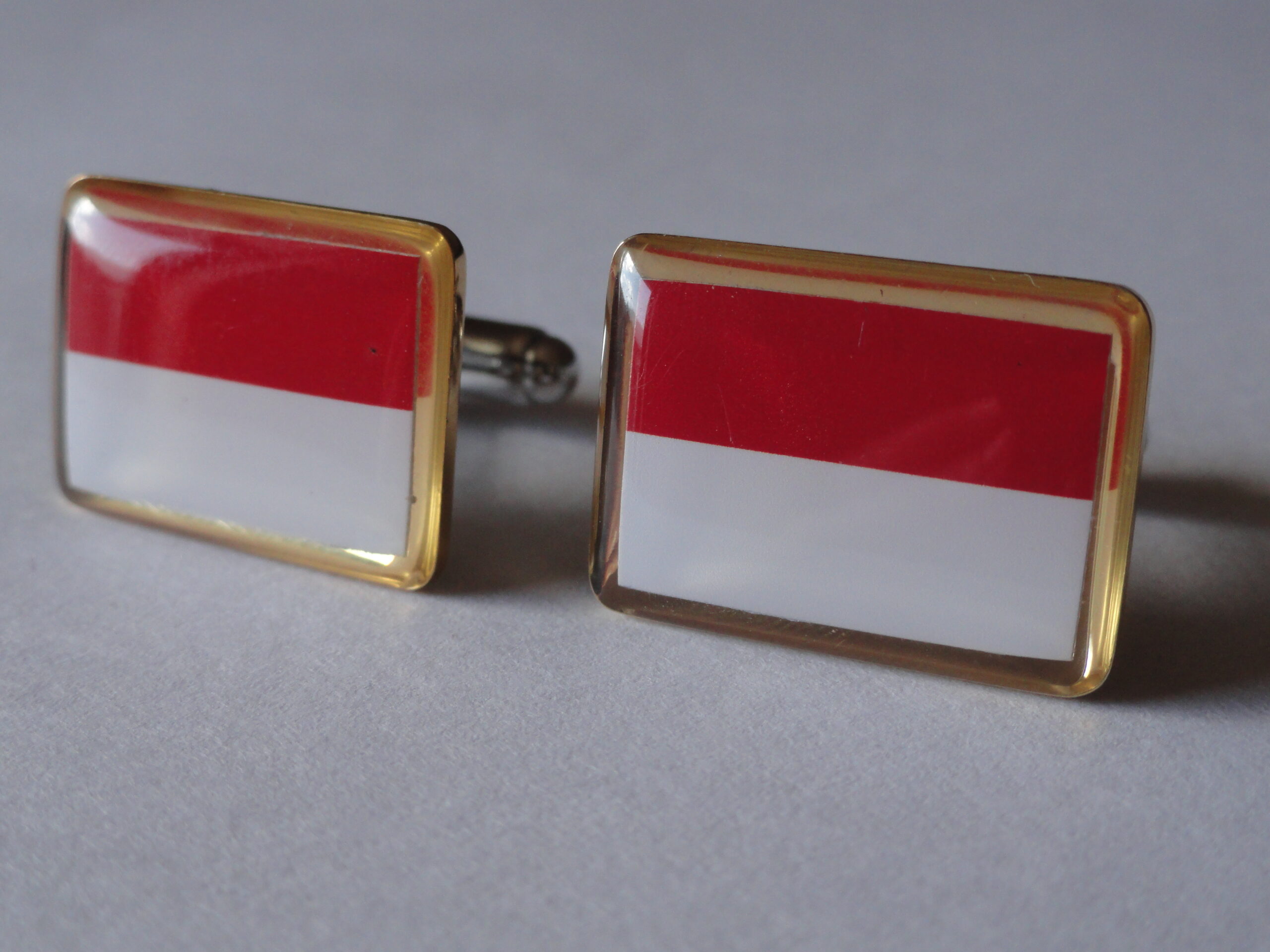 Indonesian Flag Cufflinks