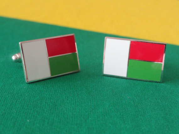 Madagascar Flag Cufflinks