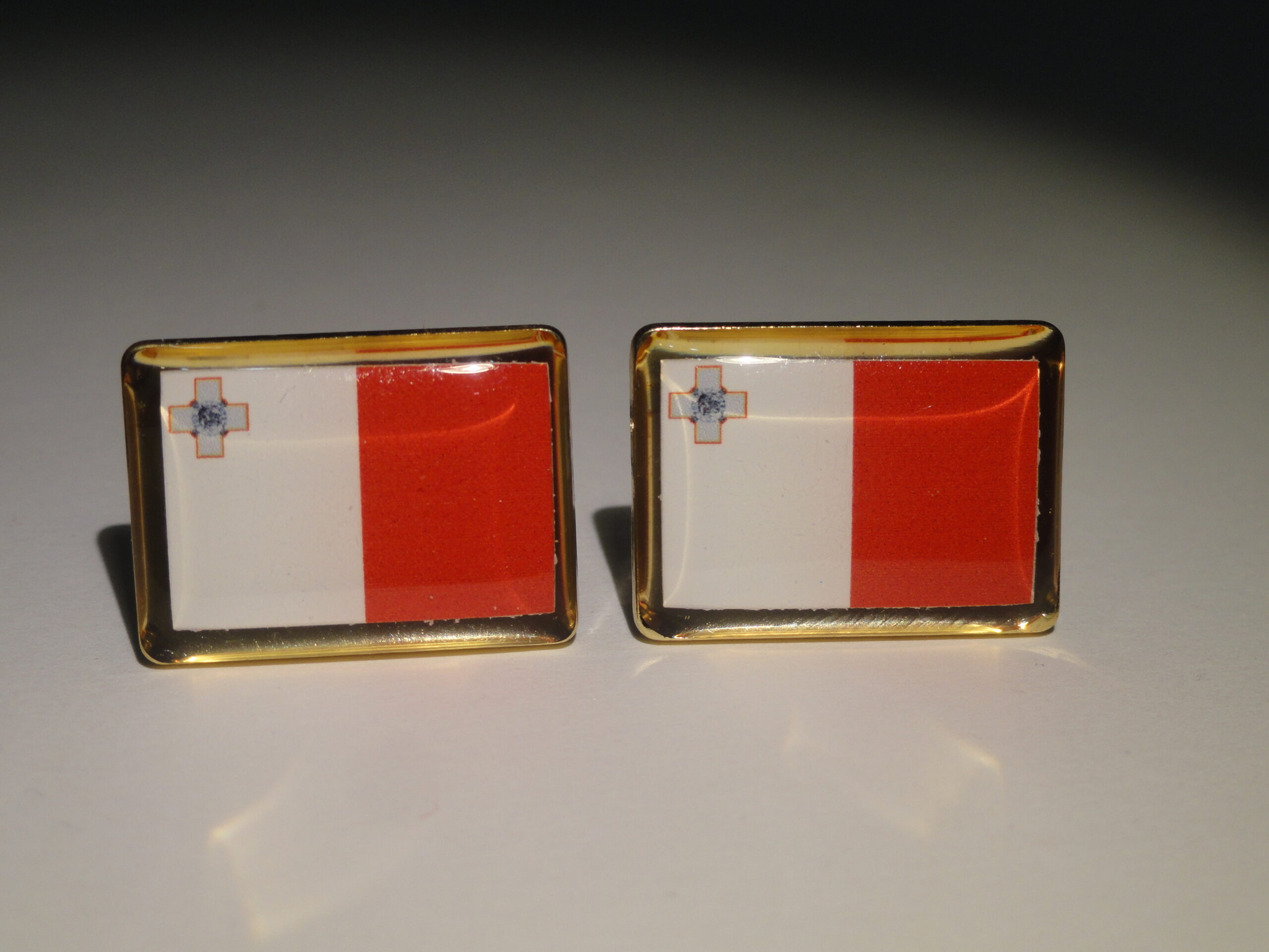 Malta Flag Cuff links