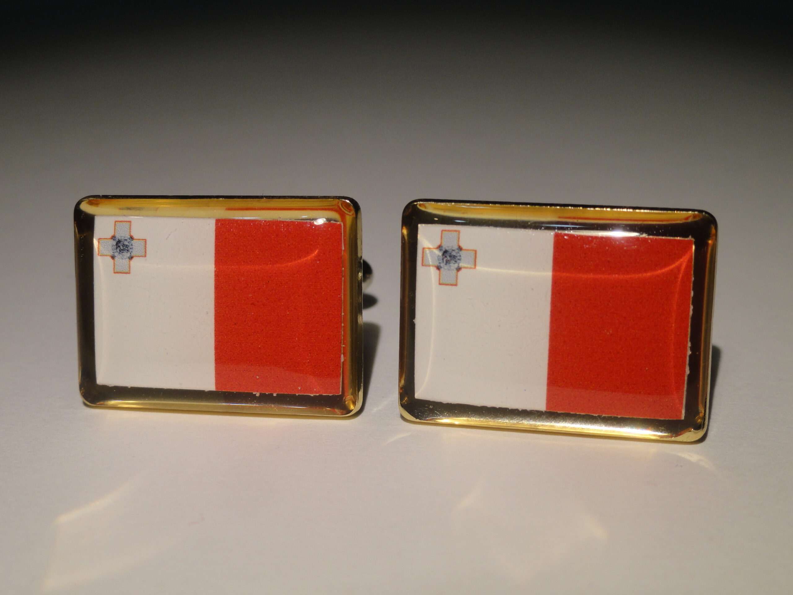 Malta Flag Cufflinks Featured