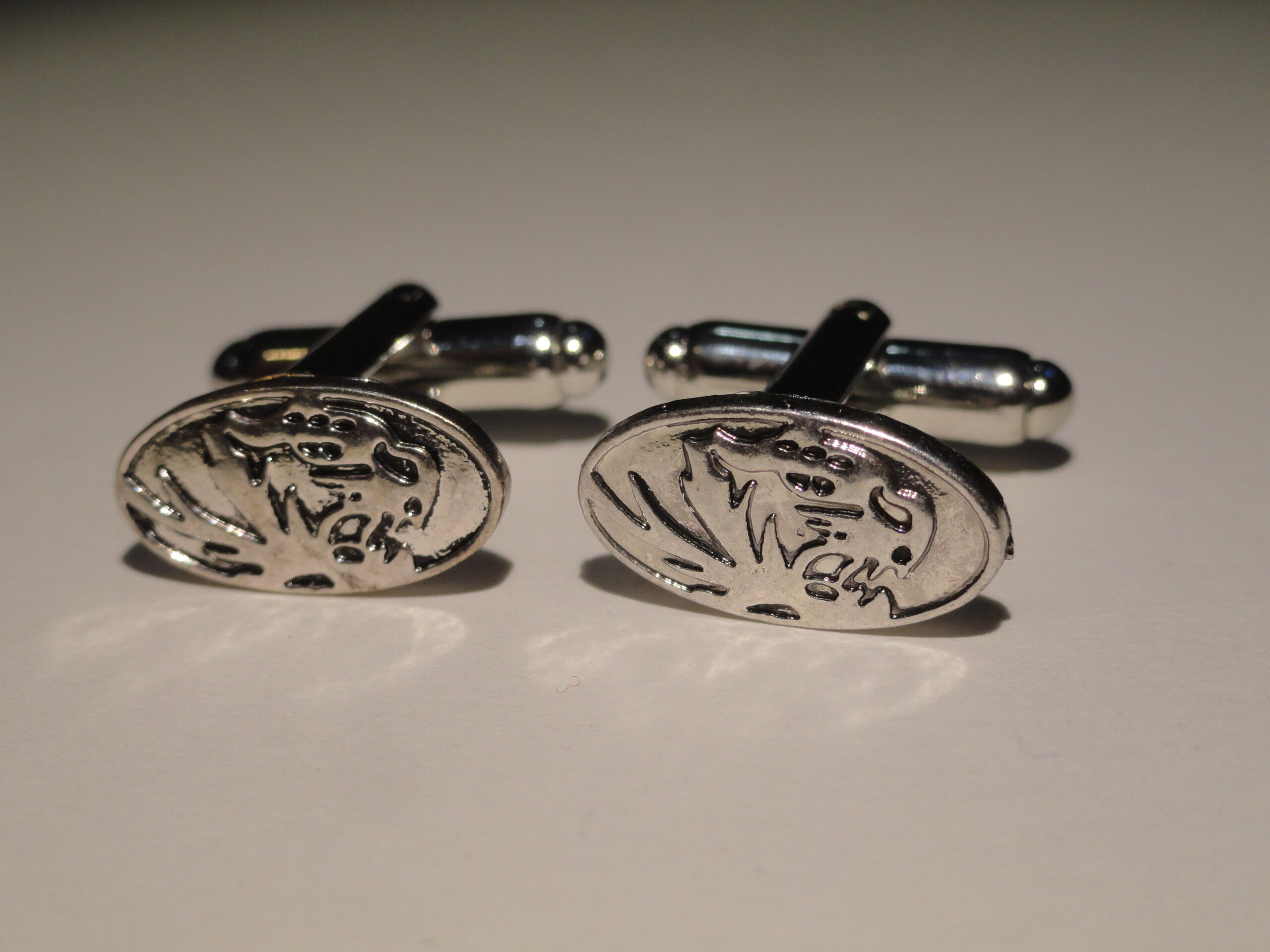 Mizzou Silver Cufflinks Featured
