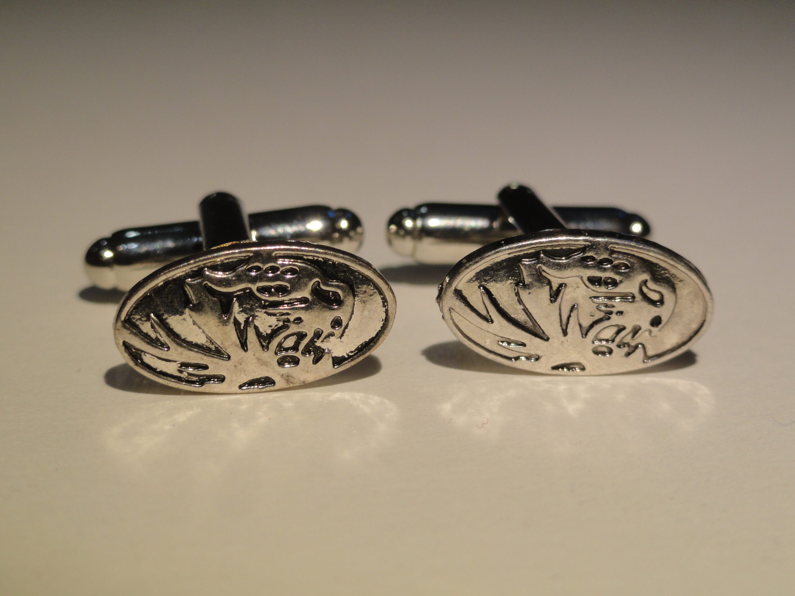 Mizzou Silver Cufflinks