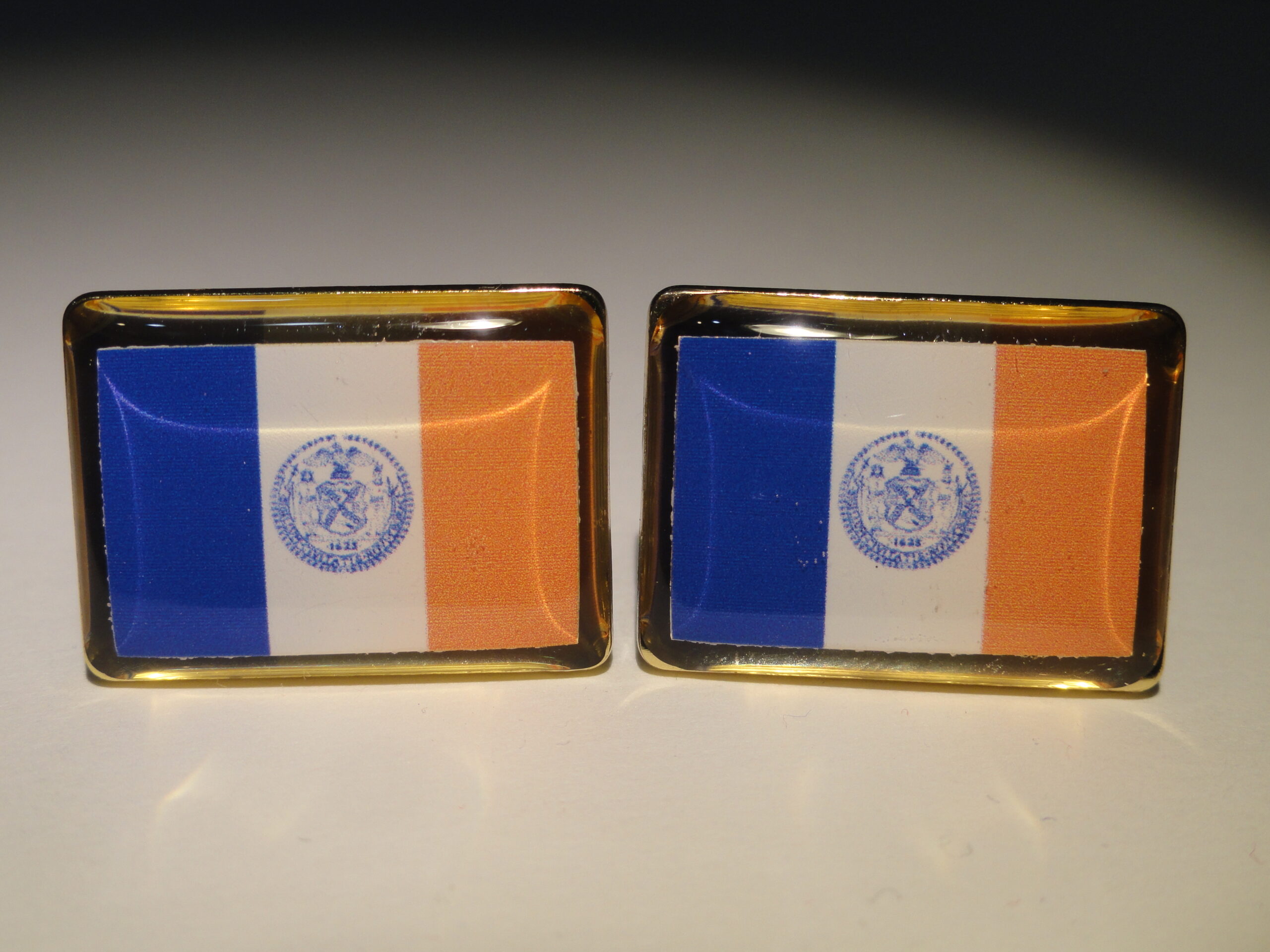 NYC Flag Cufflinks Featured