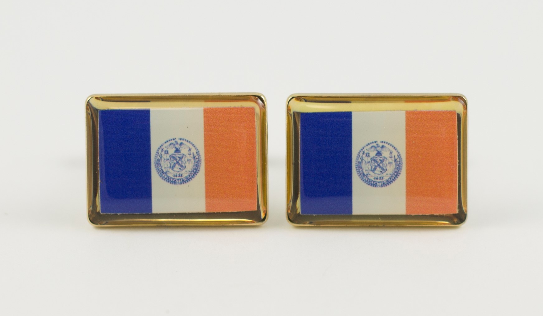 New York City NYC Flag Cufflinks Wedding K Featured