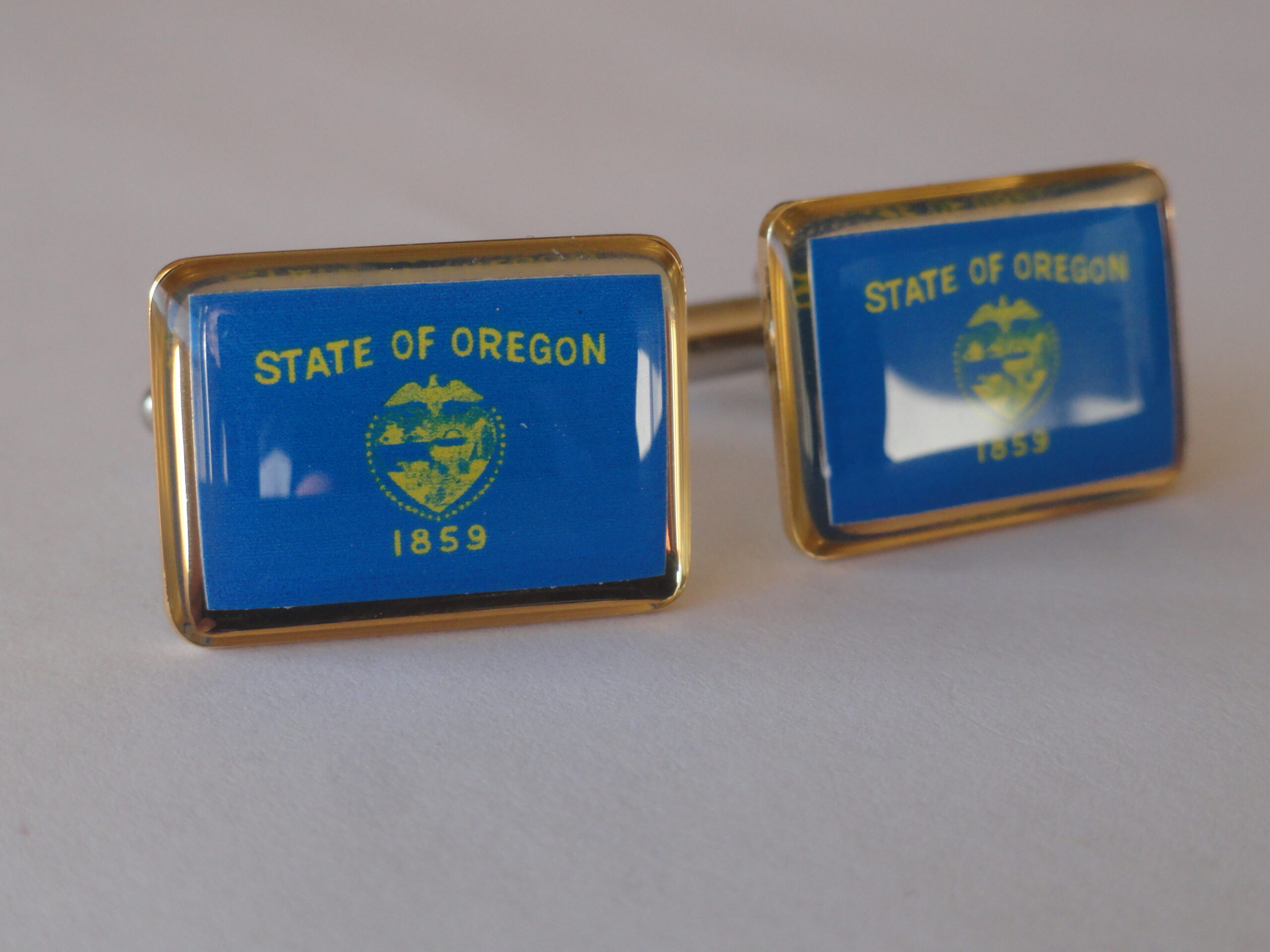 Oregon Flag Cufflinks