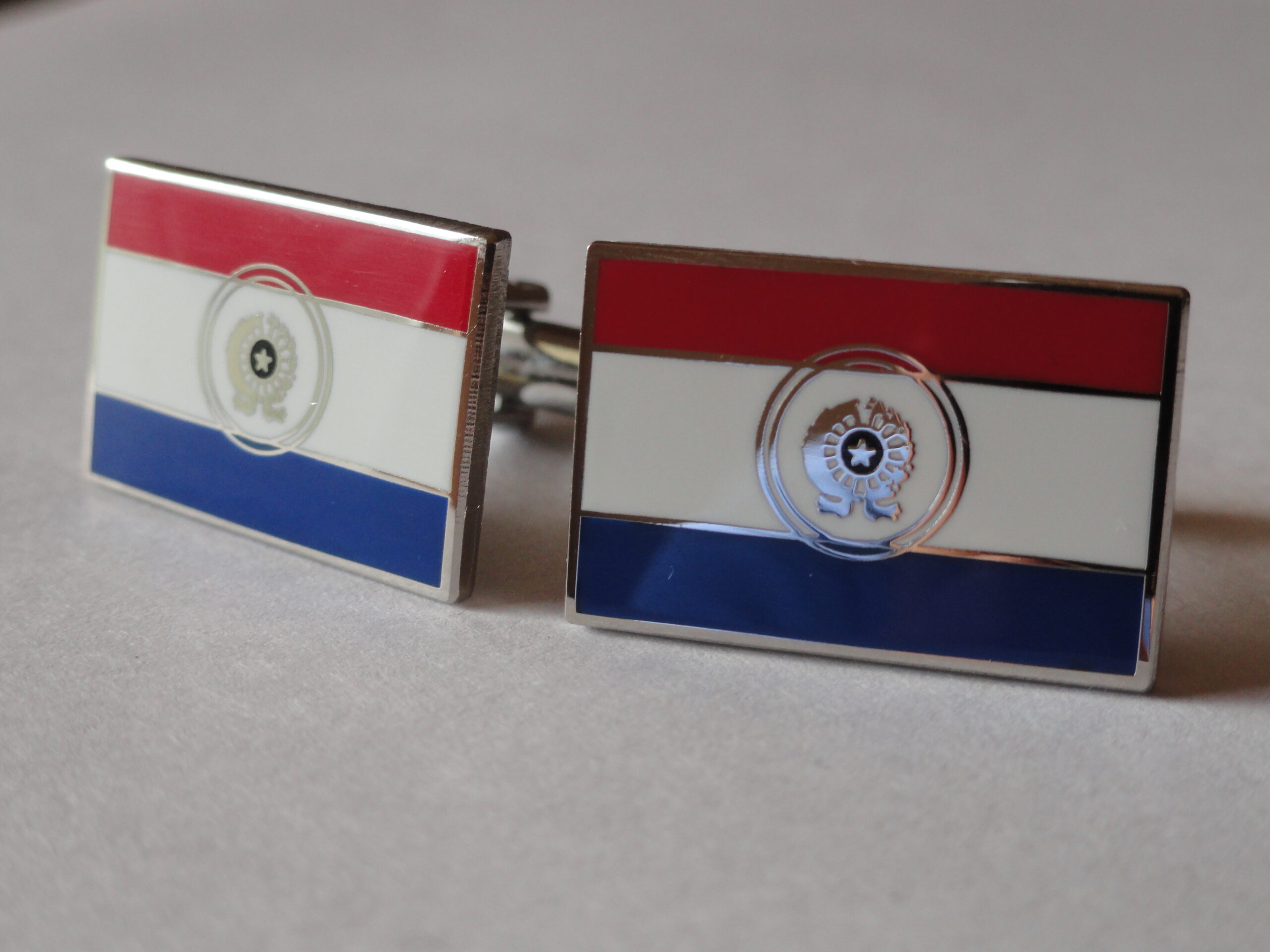 Paraguay Flag Cuff links