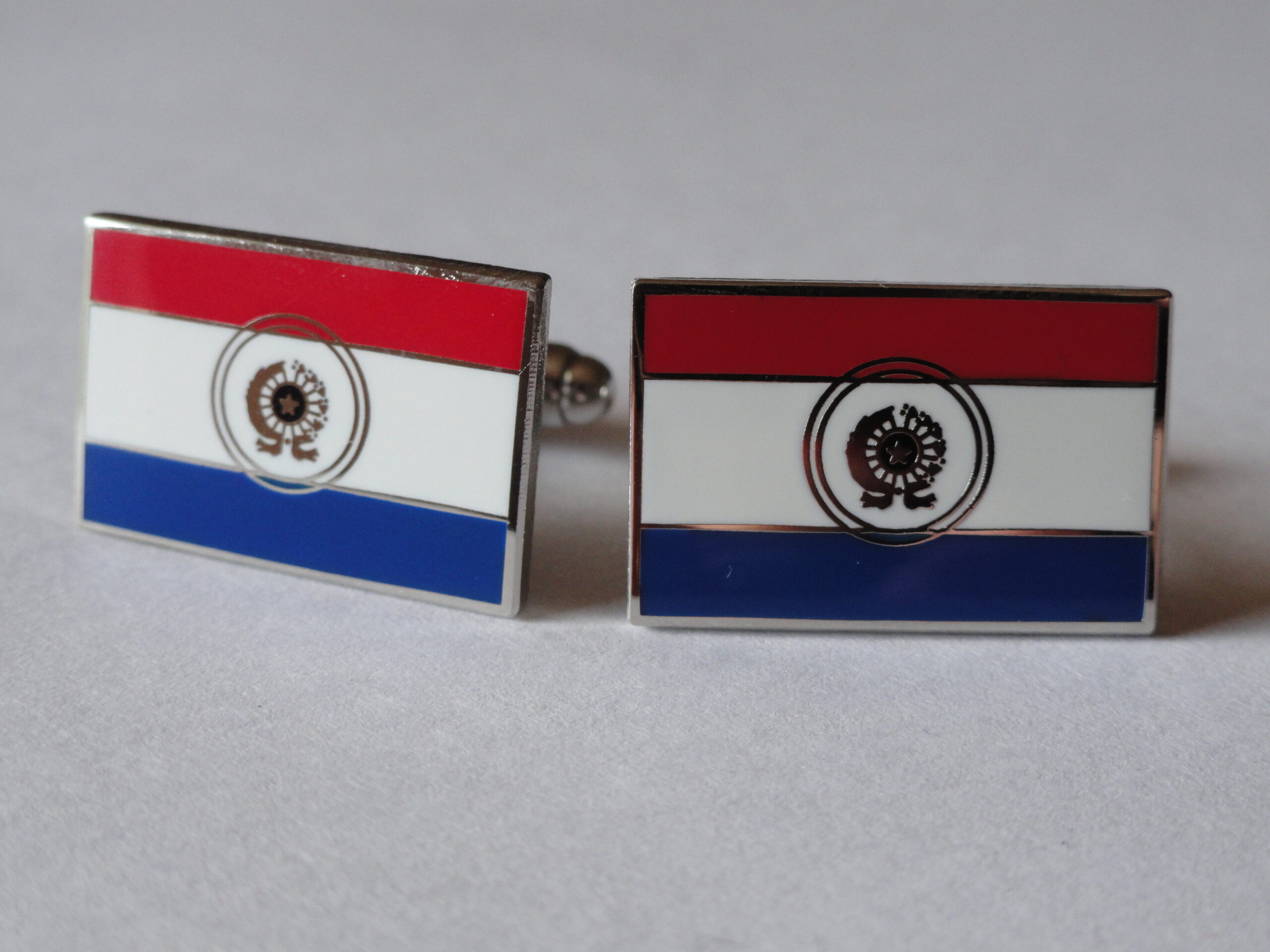 Paraguay Flag Cufflinks Featured