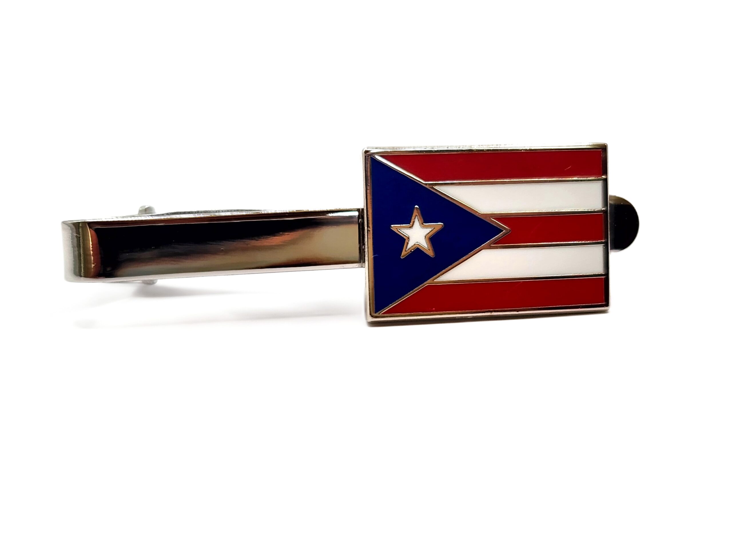 Puerto Rico Flag Tie Bar Clip Latin American Hispanic Spanish Puerto Rican Groomsmen Wedding G Featured