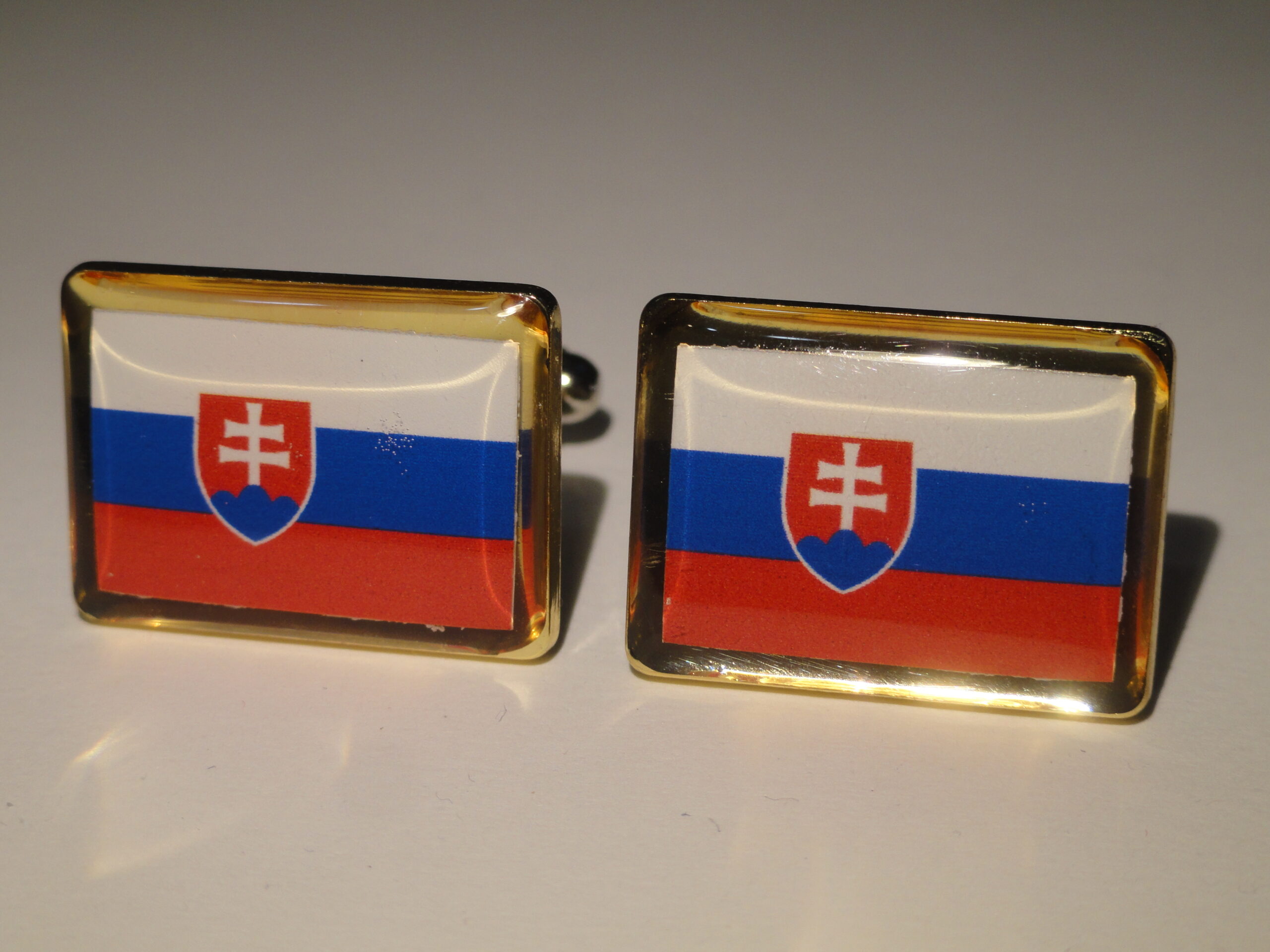 Slovakia Flag Cuff Links