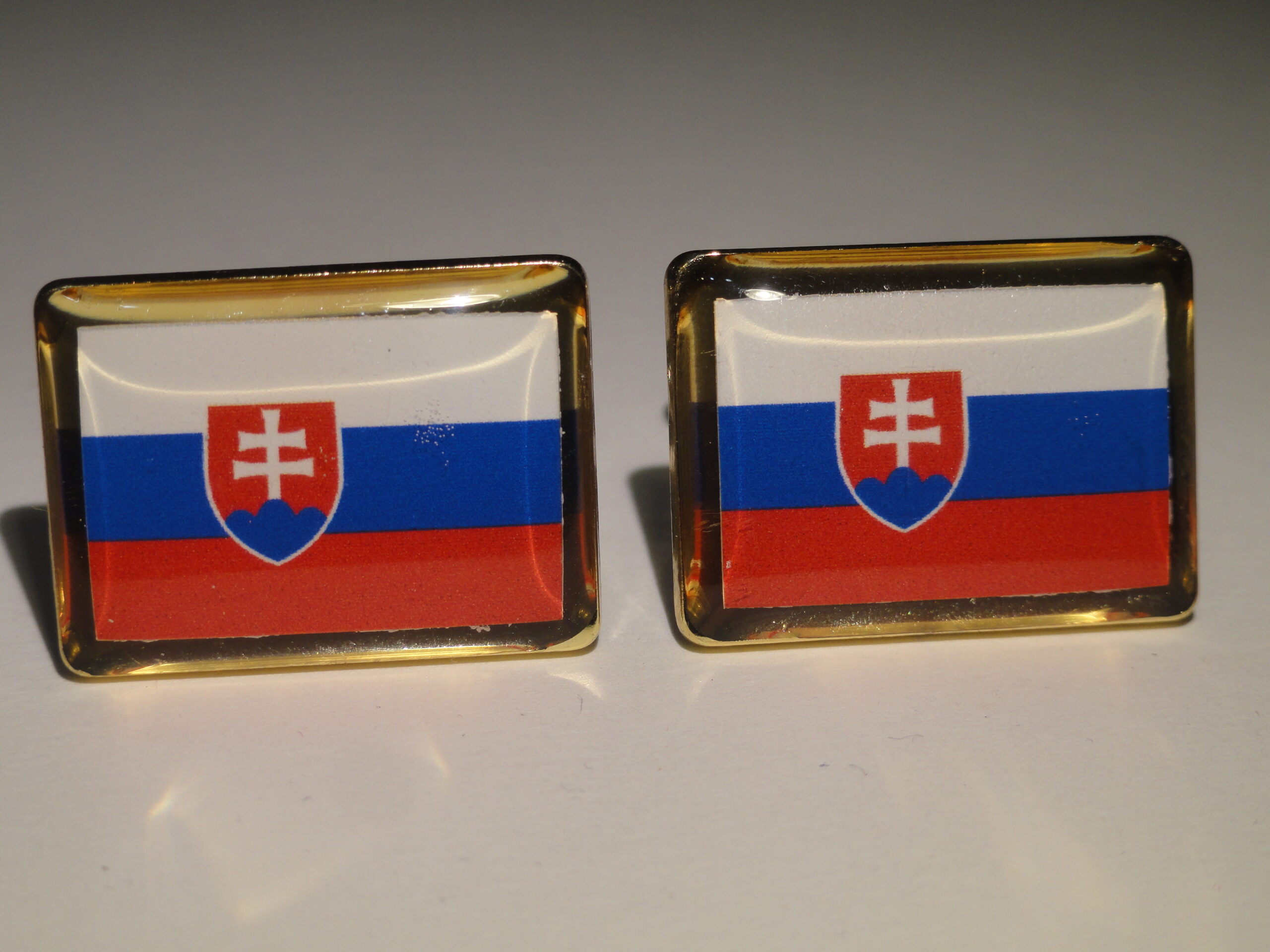 Slovakia Flag Cufflinks