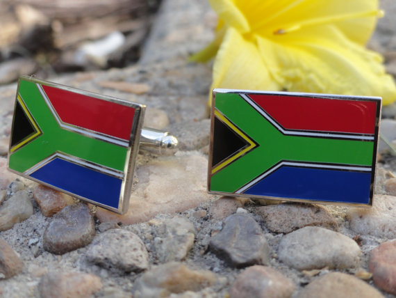 South Africa Flag Cufflinks