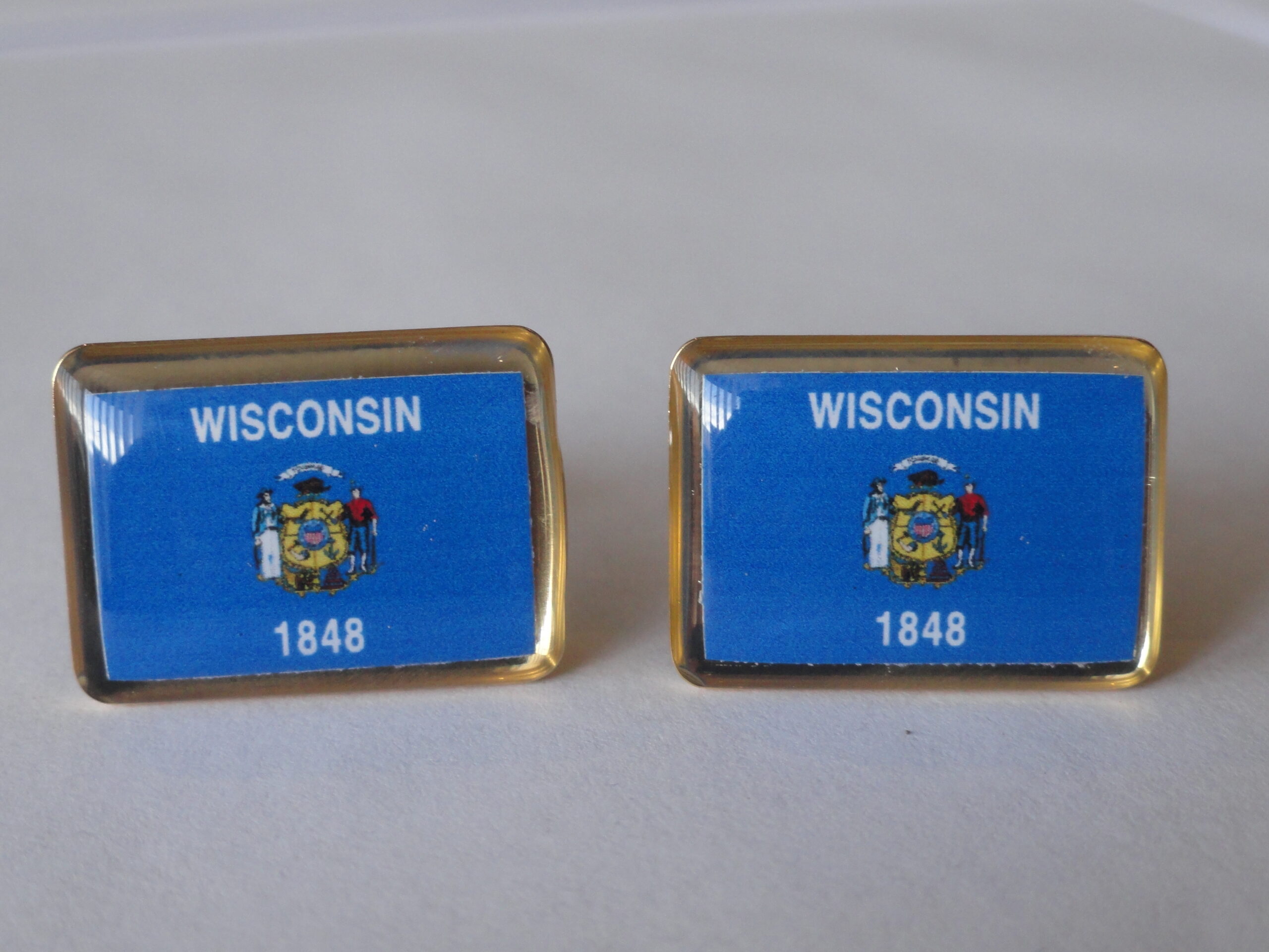 Wisconsin Cufflinks Featured