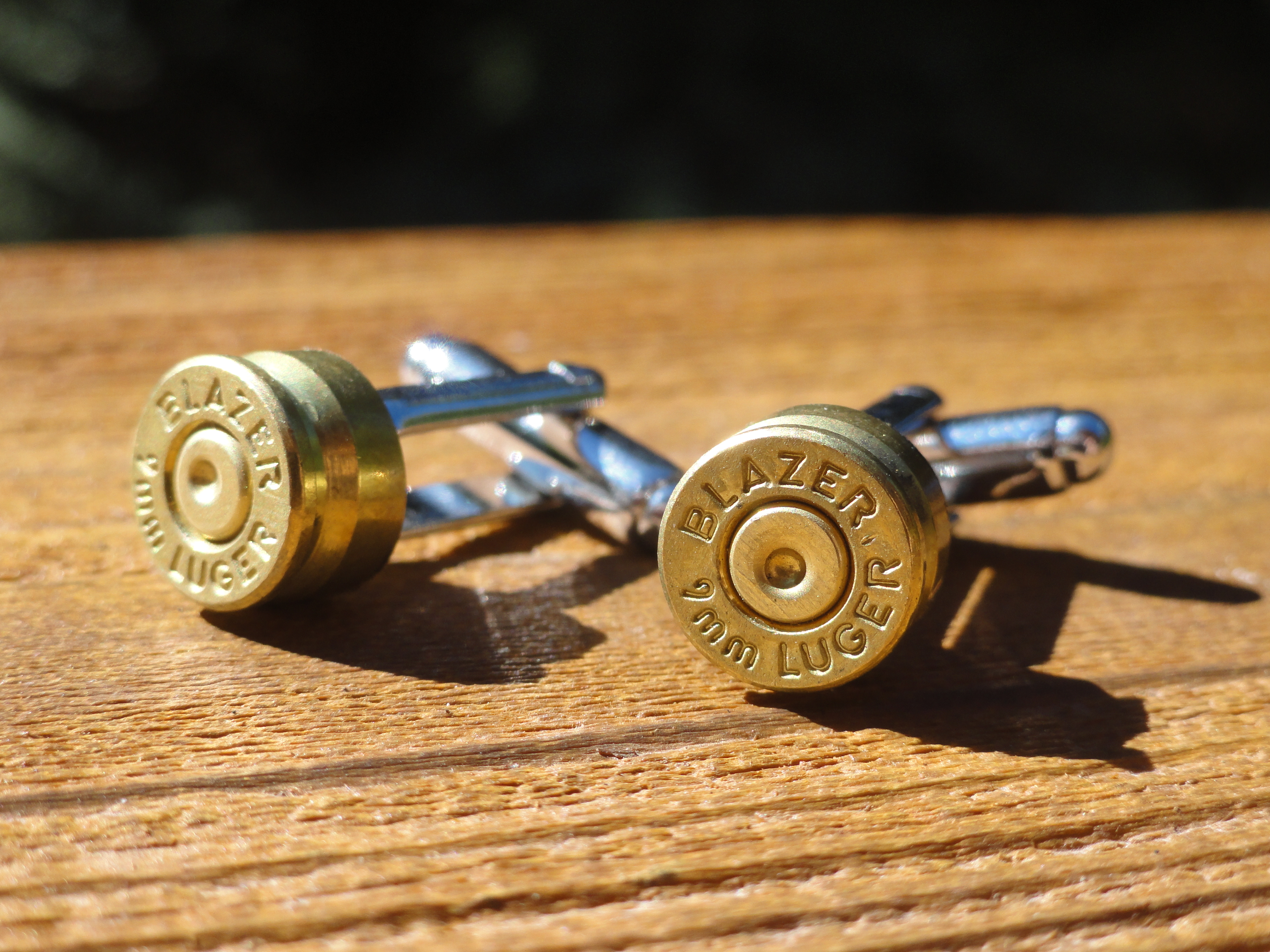 9mm Blazer Luger Cufflinks Loud Cufflinks