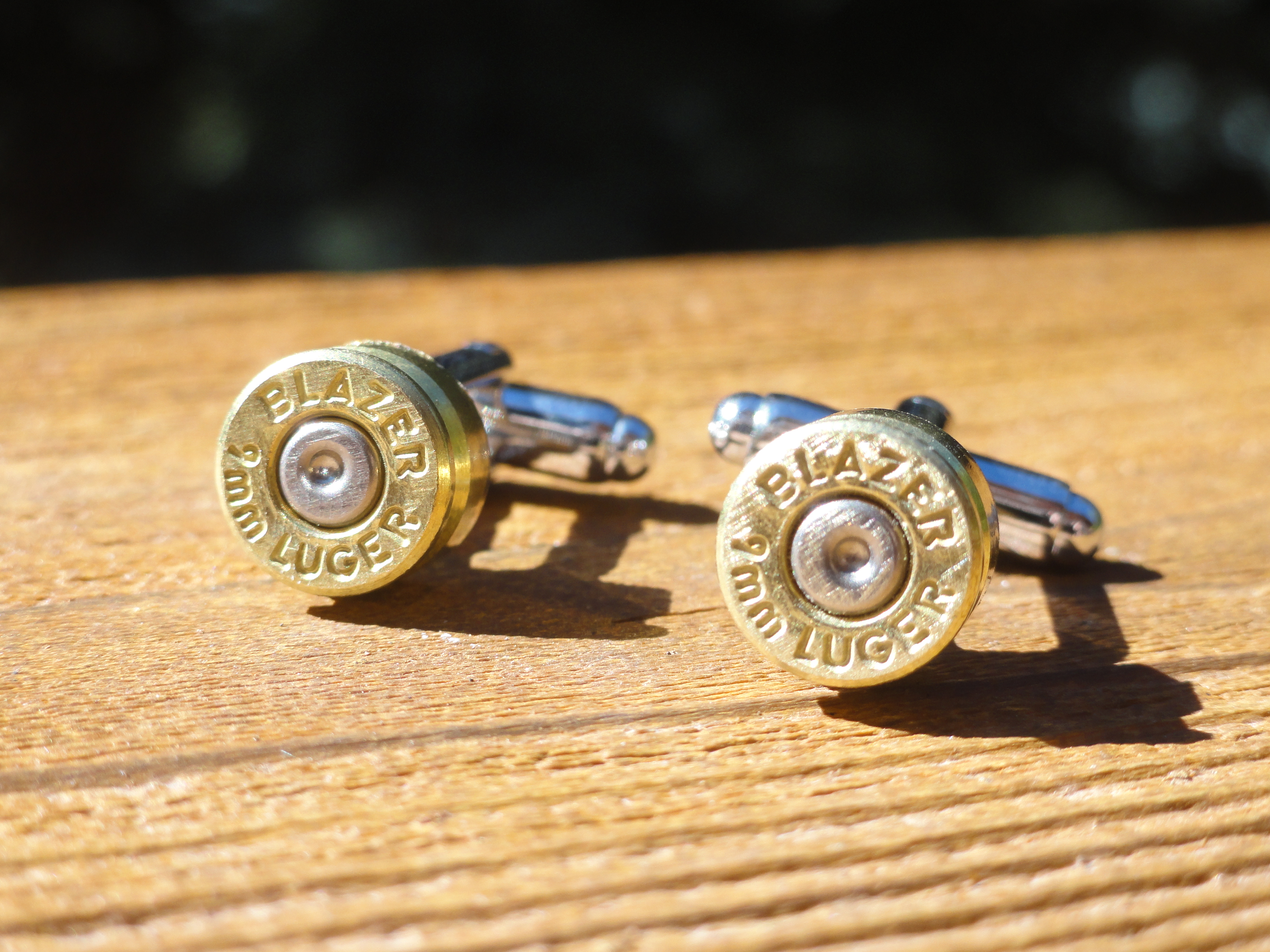 9mm Blazer Luger Cufflinks Loud Cufflinks