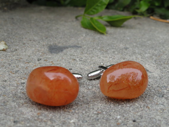 Carnellian Cufflinks Wedding K Featured