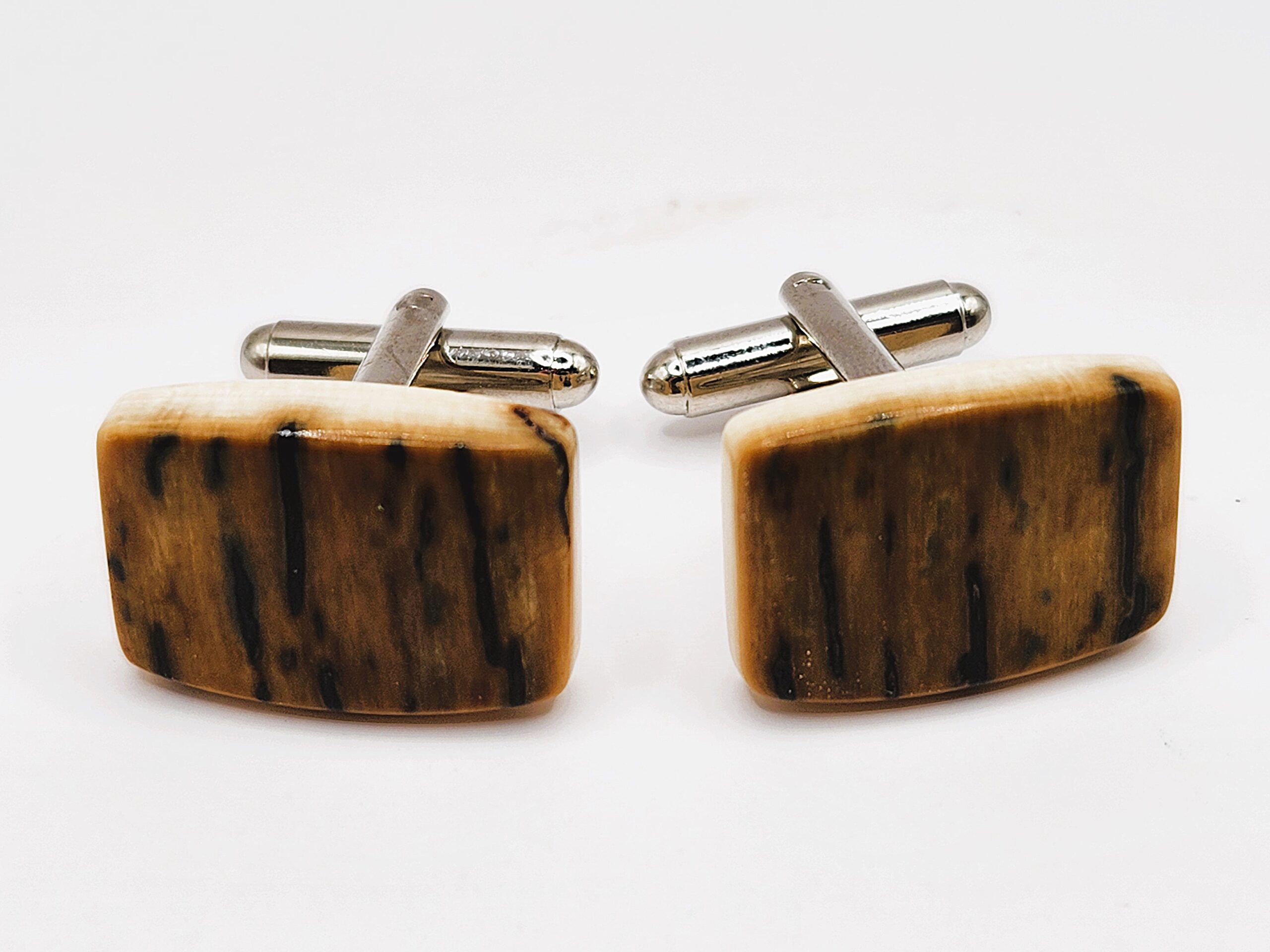 Woolly Mammoth Fossil Ivory Prehistoric Stoneage Neolithic Cufflinks Wedding G Top