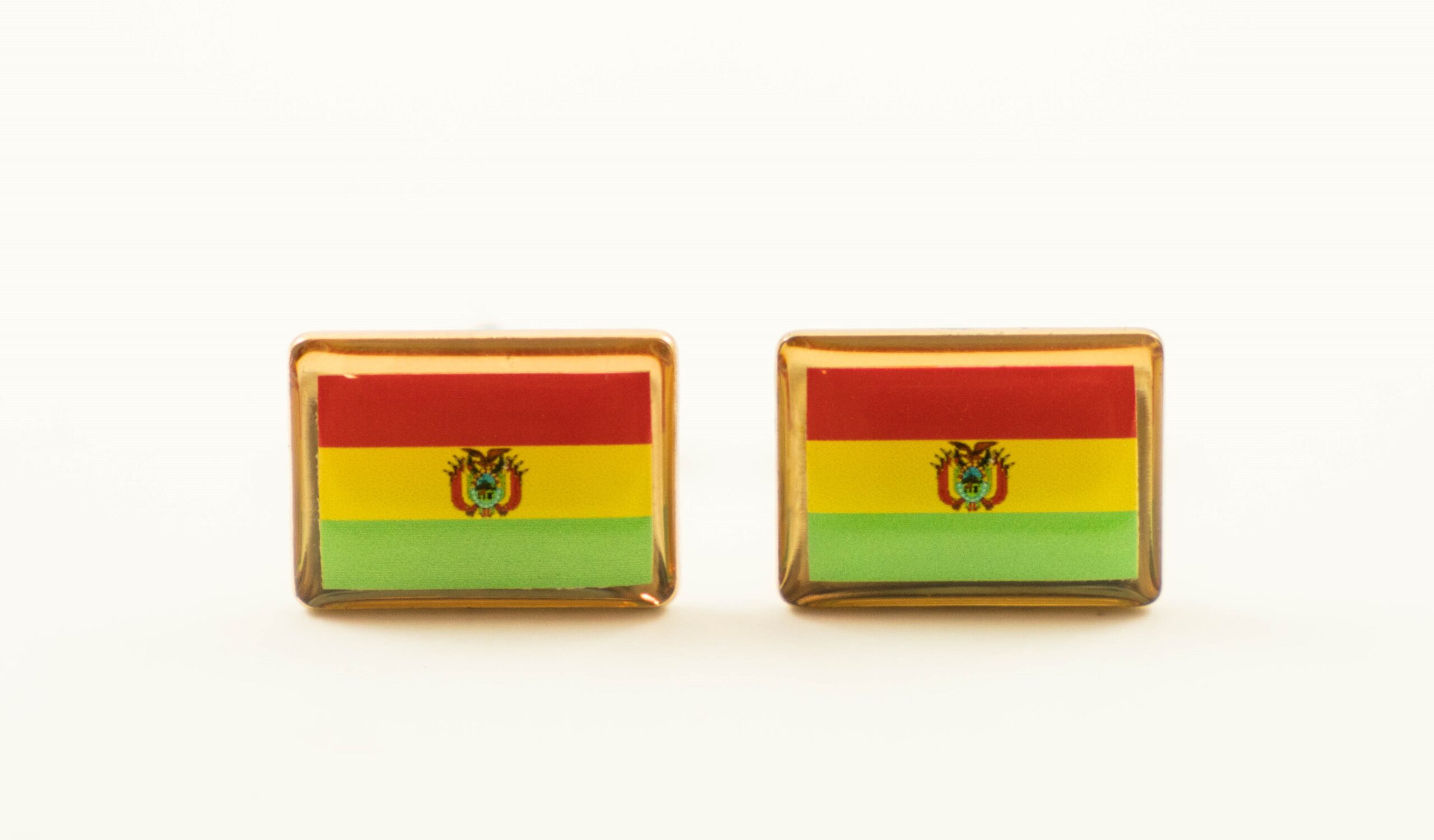 Bolivia Bolivian Flag Cufflinks Wedding Featured S