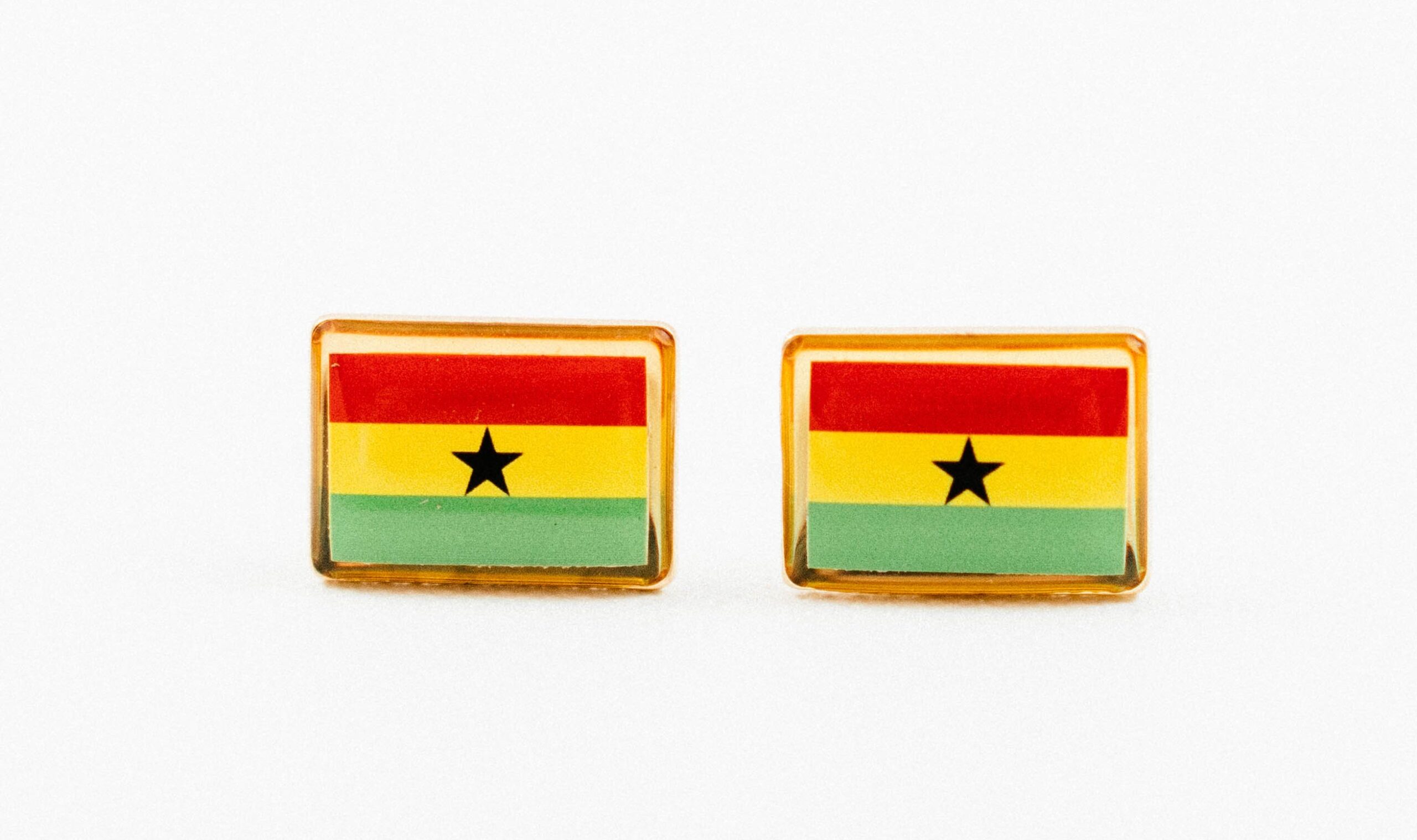 Ghana Ghanaian Flag Cufflinks Wedding S Featured