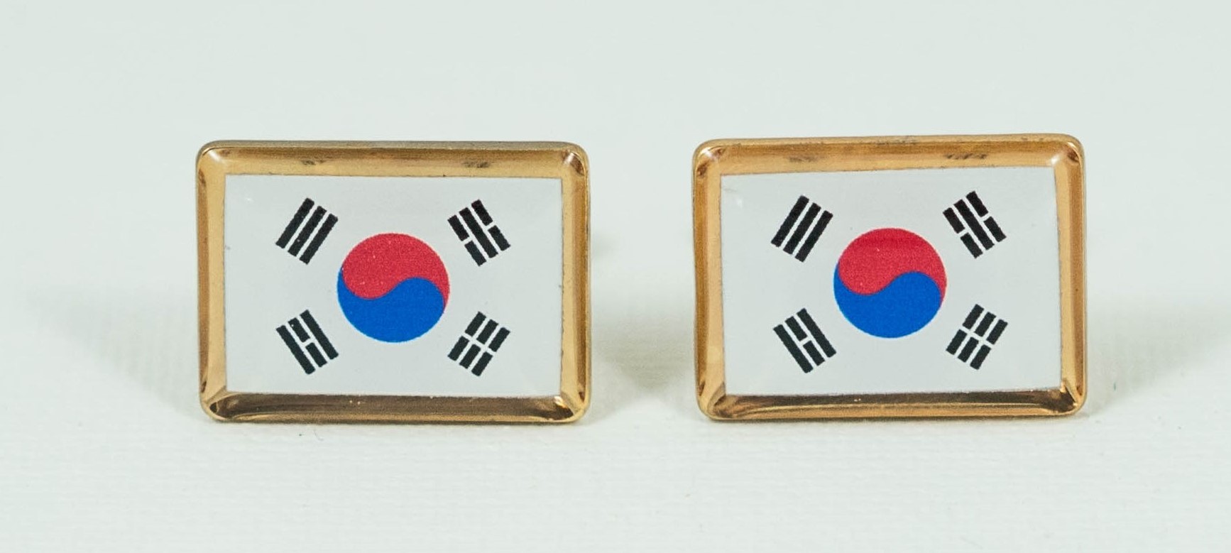 South Korea Korean Flag Cufflinks Wedding S