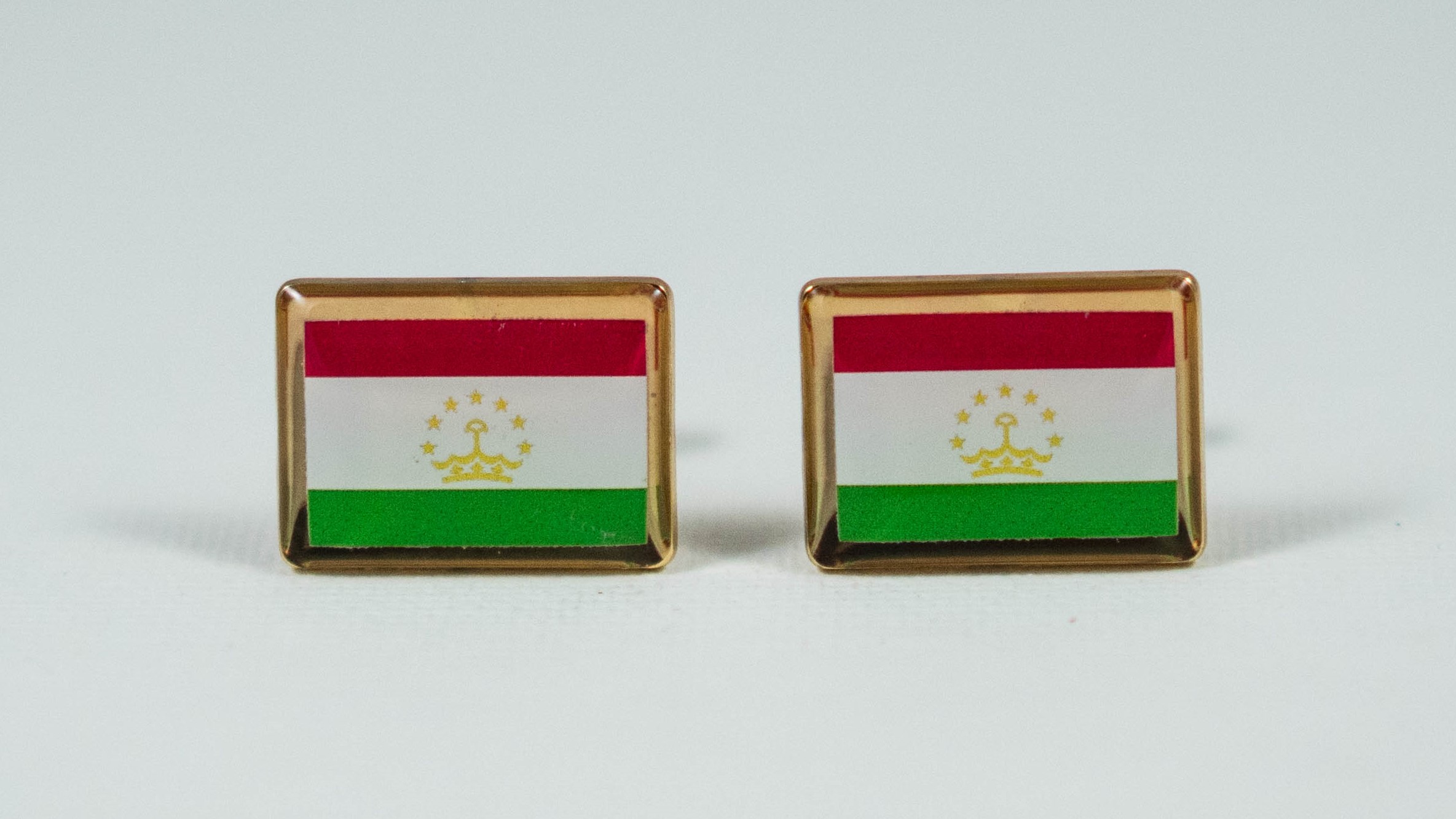 Tajikistan Tajik Flag Cufflinks Wedding S