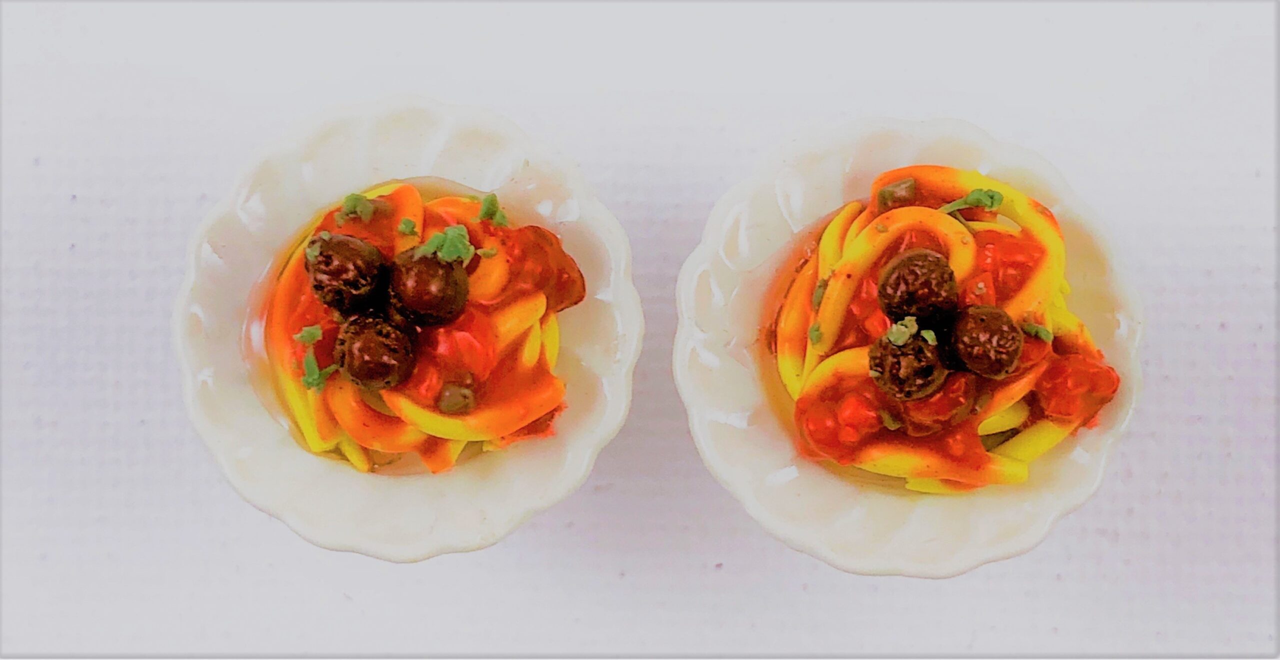 Spaghetti Italian Food Pasta Noodle Cute Novelty Cufflinks Wedding N