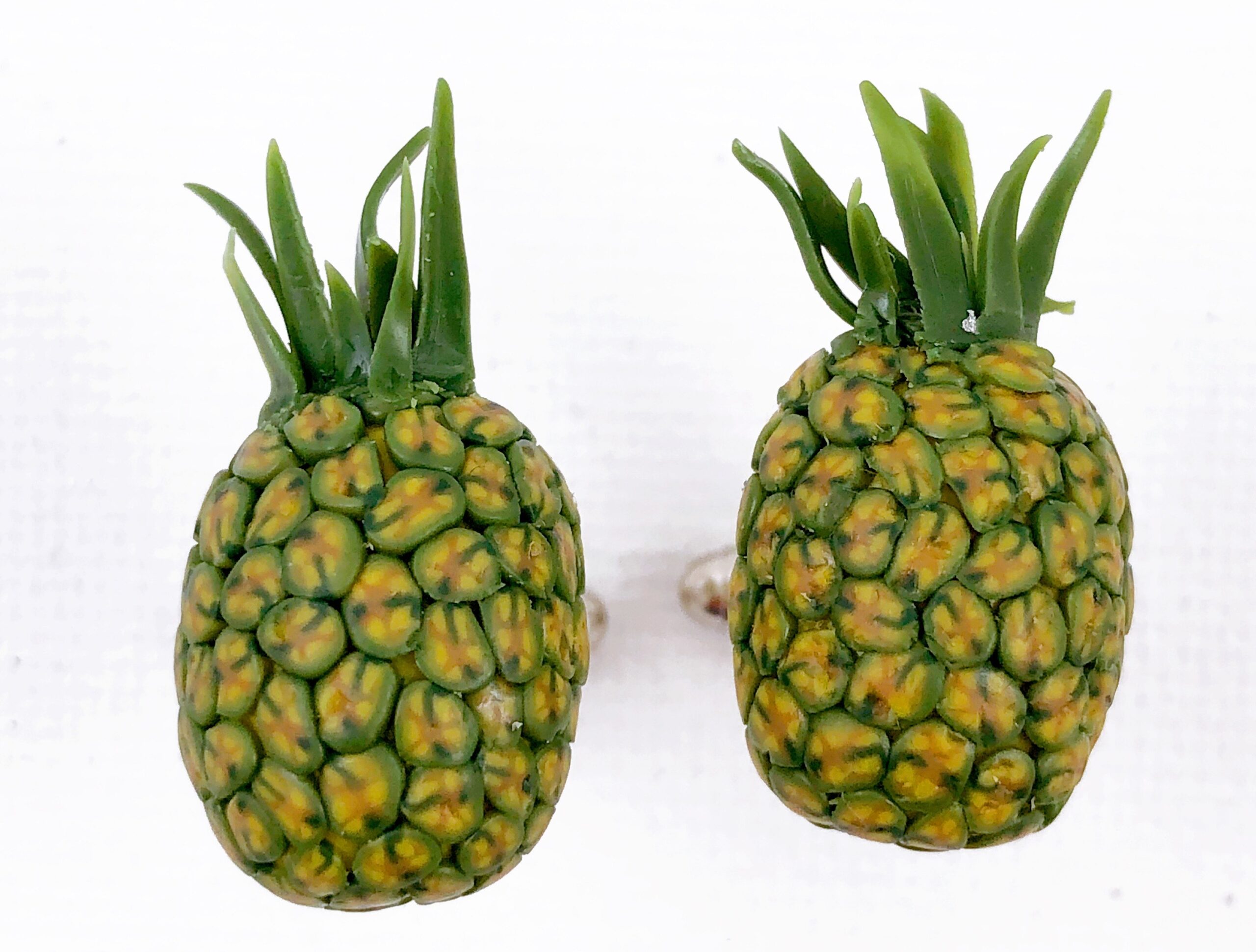 Pineapple Pina Colada Hawaiian Fruit Food Foodie Vegan Cute Wedding Cufflinks N