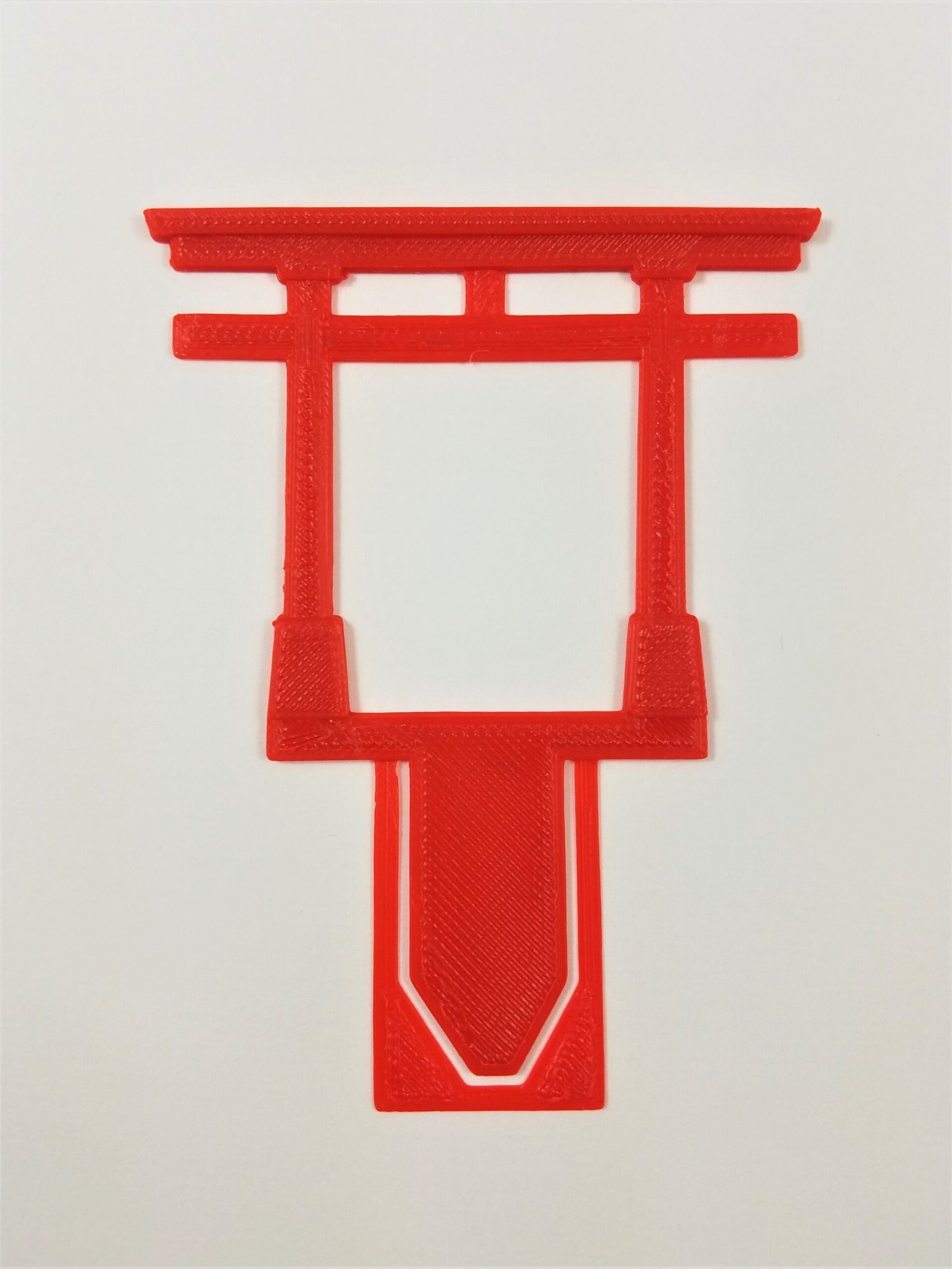 Torii Gate Bookmark Japan Japanese Shinto Buddhist Shrine Anime Manga Asian 3d Printed Featured